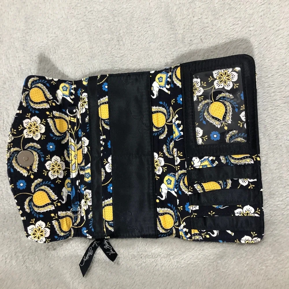 Vera Bradley Wallet Clutch Floral Zip Around Accordion‎ - Picture 3 of 5